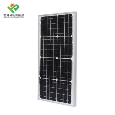 China High Price Mono Solar Power Efficiency Good PV Solar Cells Solar Panel 30w for sale