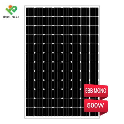 China Commercial cheap price HL 450w mono solar panel 450w 500w solar panel with good price for sale