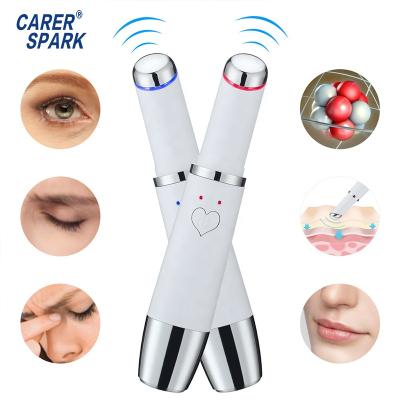 China Fine Line Eye Wrinkle Remover Massage Pen Vibration Eye Massager For Warm Cold Eye And Lip Massager for sale