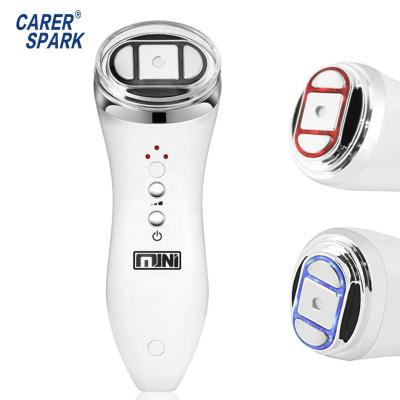 China Home Face Lift Use RF LED Light Mini HIFU Portable High Intensity Focused Ultrasound Therapy EMS For Women Neck Chin Eyes for sale