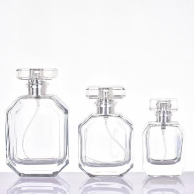 China 30ml 50ml 100ml Customized Cosmetic Products Containers Transparent Packaging Empty Perfume Bottles for sale