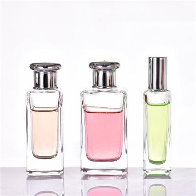 China 30ml 50ml 100ml Square Premium Empty Portable Luxury Perfume Spray Glass Bottle High Quality Wholesale Travel Cosmetic for sale