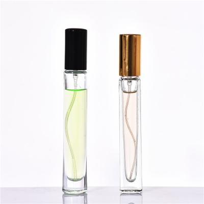 China Cosmetic Hot Products Mini Portable Transparent Simple Refillable 10ml Perfume Bottle for sale