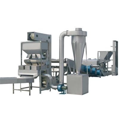 China Snack Factory Blanched Peanut Making Machine Blanched Peanut Peeling Production Line for sale