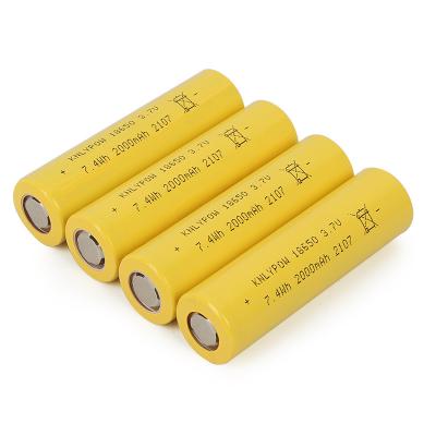 China 2000mah lithium battery Un38.3 Approved Deep Cycle Lifepo4 Battery 18650 3.2v 2000mah Lithium Ion Battery 18650 Battery for sale