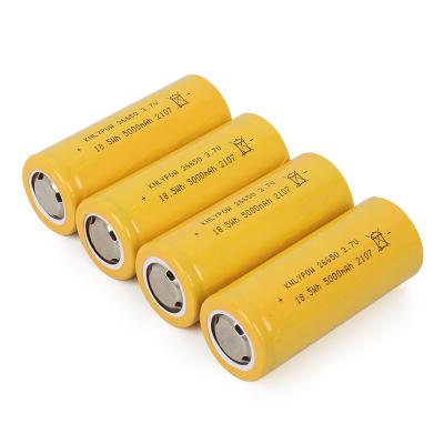 China Toys Factory Supply 3.7v 5000mah 26650 Lithium Ion Rechargeable Battery Cell For Direct Pack for sale