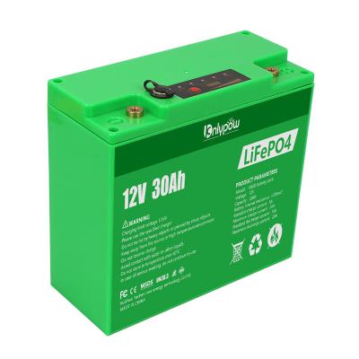 China 36Ah LiFePo4 Battery Pack Rechargeable Long Life 12v 30ah Led Lightweight Lifepo4 Lithium Battery For Storage Solar Energy Systems for sale