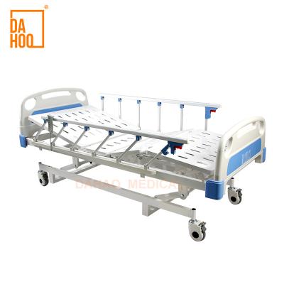 China Four Function Ultra Low Bed Backrest Electric Adjustable Elder Hospital Bed for sale