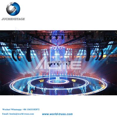 China Concert Rotating Car Stage Rotating Stage Platform For Car Display Hydraulic Lift Scissor Lift For Car Show for sale