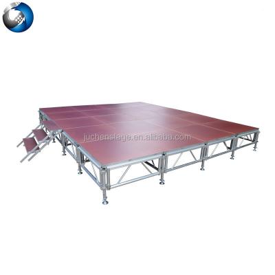 China Concert ; Events; Exposure ; Wedding ; performance factory price plywood and so on/event white acrylic glass stage/acrylic assembling audio stage for sale