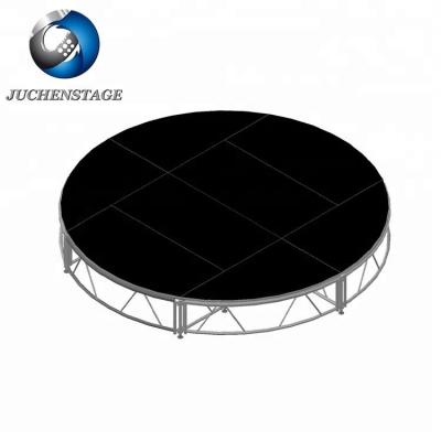 China Aluminum Platform Wedding Portable Stage Fast Round Portable Stage for sale