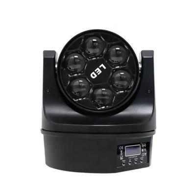 China Theme Park LED Bee Eye 6*15w RGBW 4 in 1 Discoeffect DJ Club Mini Bee Beam Led Moving Head Lights for sale