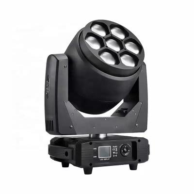 China Theme Park DJ Disco 7Pcs Bee Eye 7*40w Rgbw 4in1 Dmx 512 Led Buzz Wash Moving Head Light For Wedding for sale