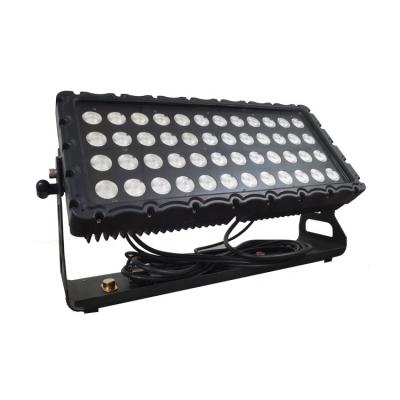 China Outdoor Ip65 Theme Park Waterproof 48pcs 10W RGBW Led Flood Light DMX IP65 Wall Wash Light For TV Stage Concert Show for sale