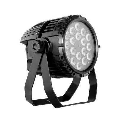 China IP65 Waterproof Stage Par Light 18x15w RGBWA 6in1 UV DMX Led Light Waterproof Par Light For Outdoor DJ Stage Concert Bar for sale