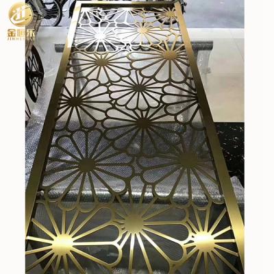 China Durable Hot Selling Indoor Corrosion Protection Stainless Steel Partition Decoration Screen for sale