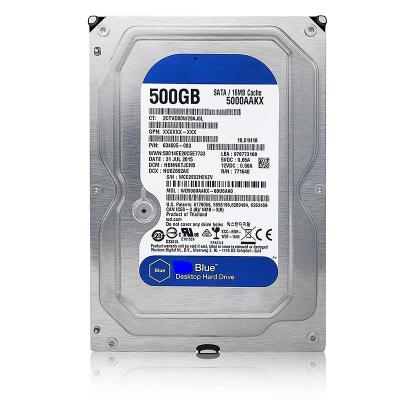 China Desktop Hdd Hard Disk 3.5 Inch SATA3 Interface 16M 500GB Used Refurbished Monitoring Hard Disk Wholesale for sale