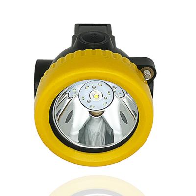 中国 軽量無線充電式鉱山キャップランプ 5000lux 3.7V 2.6Ah IP67 販売のため