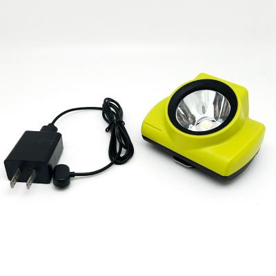 China Draagbare LED mijnwerker lamp, 25000lux ondergrondse mijnwerker lamp met wieg oplader Te koop