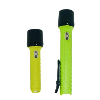 China 6.4Ah IP68 Explosion Proof LED Flashlight , 200 Meters Spark Proof Flashlight for sale