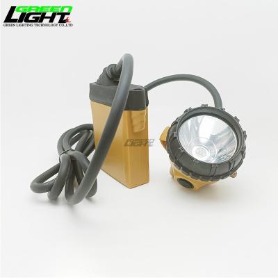 China 25000Lux Hoog-mijnkaplamp met kabel, anti-explosieve IP68 Steenkoolmijnveiligheidshelms Te koop