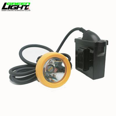 China 7.8Ah Rechargeable Mining Hard Hat Lights 12000Lux Corded Cap Lamp for sale