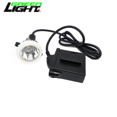 China 10000lux Underground Mining Cap Lamp Head Torch IP67 Corded Miner Led Headlamps for sale