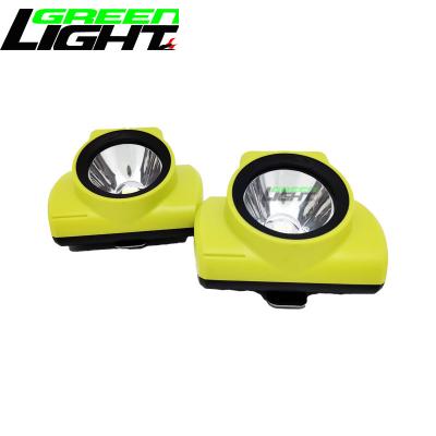 China Convenient Cordless Mining Cap Lamp with Detachable Design and USB Charger for sale