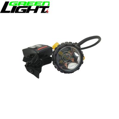 China Multi-Functional Cordless Mining Cap Lamp with Rear Warning Light and 15000lux High Beam for sale