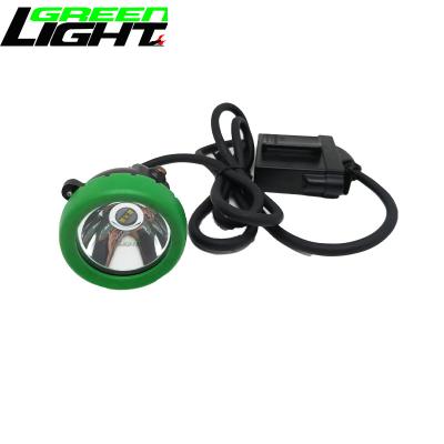 China Portable And Lightweight 6.6Ah Rechargeable Mining Cap Lamp With USB Charging for sale