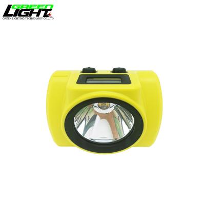 China High Power 25000 Lux LED Explosion-proof Miners Cap Lamp GLC-6S OLED Display Miner Headlamp for sale