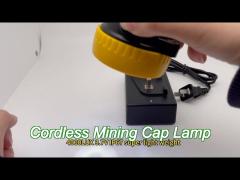 underground cordless mining cap lamp 0.74w explosion proof for miners helmet