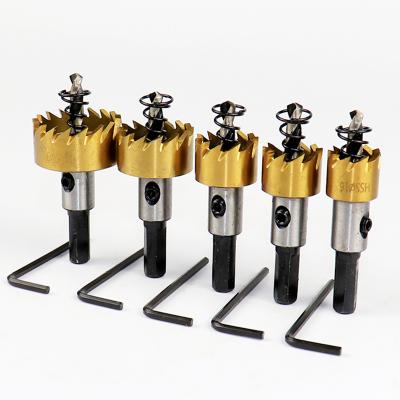 China Wood Drilling Wood Cutter Tool HSS Hole Saw Drill Bits Set for Installing Locks for sale