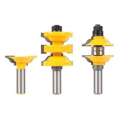 China MDF Solid Wood Molding Router Bit Door Frame One-Step Solid Woodworking Milling Cutter  For Woodworking for sale