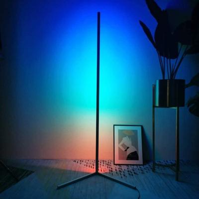 China New Style Lower Price Customization Color Length 45cm Modern Corner Floor Light Aluminum Profile Led Strip Lighting for sale