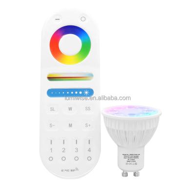 China Residential Miboxer FUT103 GU10 4W RGB+CCT LED Floodlight For Living Room Dining Room Bedroom Lighting Miboxer FUT103 GU10 4W RGB+CCT Le for sale