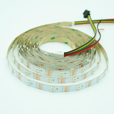 China Continuous Breakdown Transmission WS2815B DC 12v RGB60leds/m Addressable Pixel Led Strip For Advertising Lighting, Facade Lighting And Decoration for sale