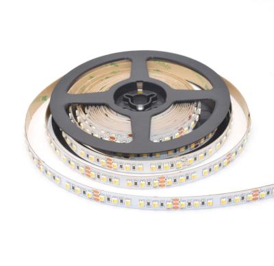 China LANDSCAPE LED Strip SMD3528 120LED/M 5m 10m Dual White DC24V Chip 2 In 1 Waterproof Adjustable 2700-6500K LED Strip Ribbon Light for sale