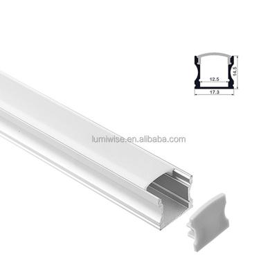 China Aluminum Radiator LED Profile Surface Mounted 1m 2m Silver Finish 3m For Led Strip Light And Cob Led Strip Light for sale