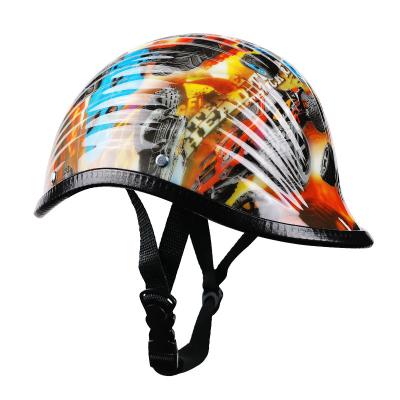 중국 2022 Hot Sale Custom ABS Half Face Helmet Motorcycle Helmet Women Riding Safety Helmet Of The Head 판매용