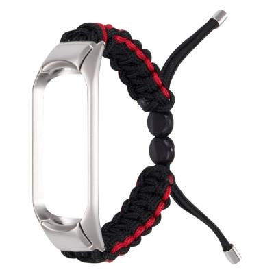 China No User Manual Replacement Adjustable Wrist Strap For Xiaomi MI Band 3 Nylon Rope 4 Watch Band for sale