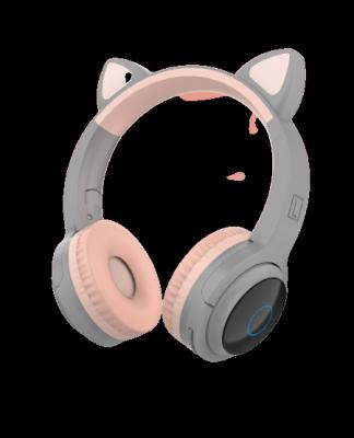 China Best-selling Xuanyin XY-203 Amazone Cat Ear LED Light Headset Headphone Can Insert Card Radio Headset Sports Radio Headphones for sale