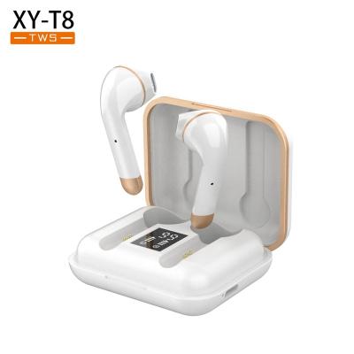 China Xuanyin XY-T8 In-Ear Mobile Accessories TWS BT 5.1 Noise Cancel Earbuds In-Ear Headphones Wireless Sports Headphones for sale