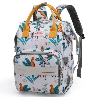 China 2022 Waterproof Manufacturer Outlet Fashion High Quality Multifunctional Travel Mummy Bag Baby Diaper Bag Mummy Backpack Water Resistant for sale