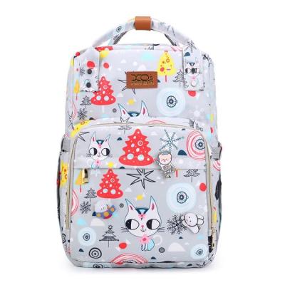 China High Quality Multi-Function Large Capacity Portable Mummy Diaper Bag Baby Travel Water Resistant Stain Backpack Double Bag for sale