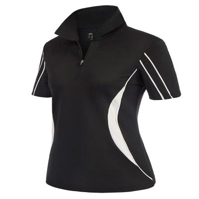 China Quick-Drying Selling Yoga Wear Half Zipper Warm Turn-Down Collar Quick-Dry Women's Short Sleeve Fitness Wear for sale