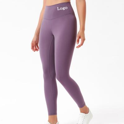 China Breathable Women's Stretch Leggings Seamless Fitness Leggings High Waisted Ladies Gaiters Sports Wear Custom Yoga Clothes Yoga Wear for sale