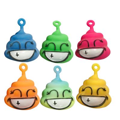 China 2021 New TPR Soft Toy Squeeze Smile Poo Ball Toy For Anti Stress for sale