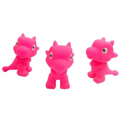 China Toy New Kids Game Neon Color Dinosaur Ankylosaurus Mold Plastic Vinyl Animal Educational Interactive Toy for sale