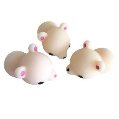 China High quality hot selling cute novelty amazon kawaii bear shape mini toy for relaxation for sale